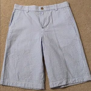 Boys VV Seersucker Shorts